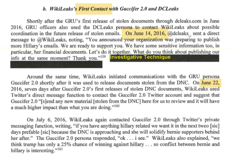 WikiLeaks and Guccifer 2.0