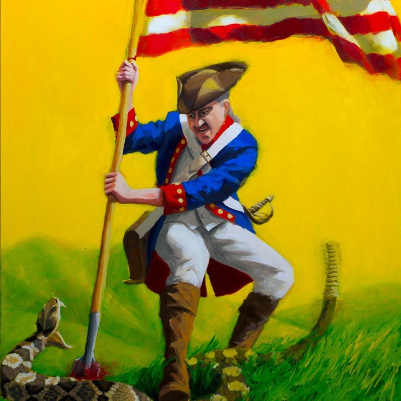 An Empire is Born - Oil on Panel - 24 x 15 inches (61 x 38 cm) © Jordan Henderson